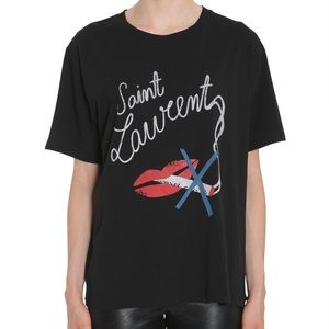 Saint Laurent “No Smoking” Tee